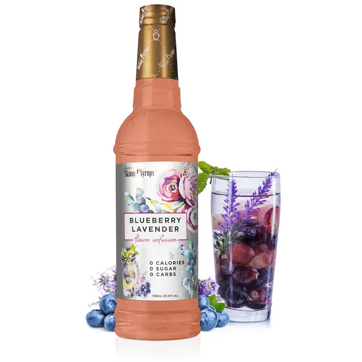 Sugar Free Blueberry Lavender Flavor Infusion Syrup (25.4 fl. oz.)