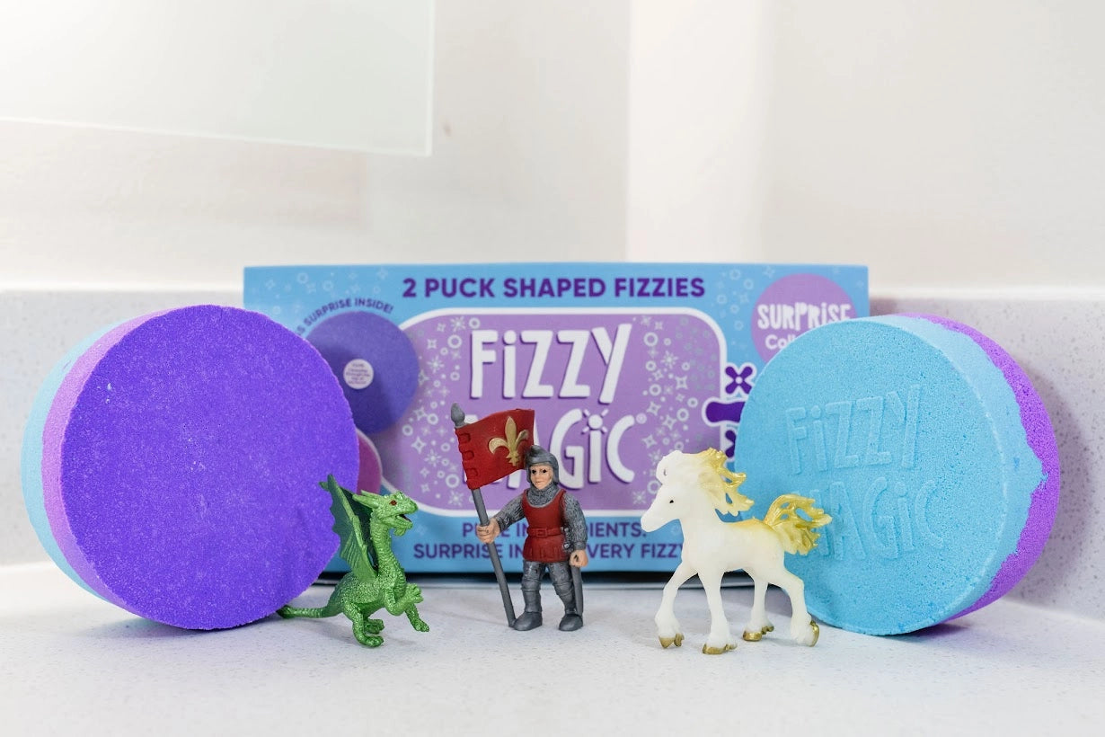 Fizzy Magic Surprises 2 Puck Shaped Bath Bombs - Water Toy Refill
