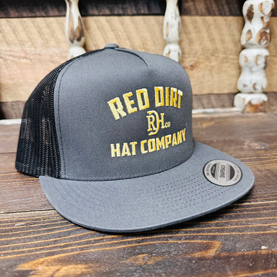 RDHC Gold Direct Stitch Charcoal/Charcoal 5 Panel