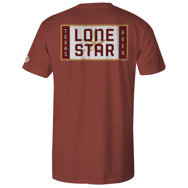 "LONE STAR" CRIMSON T-SHIRT