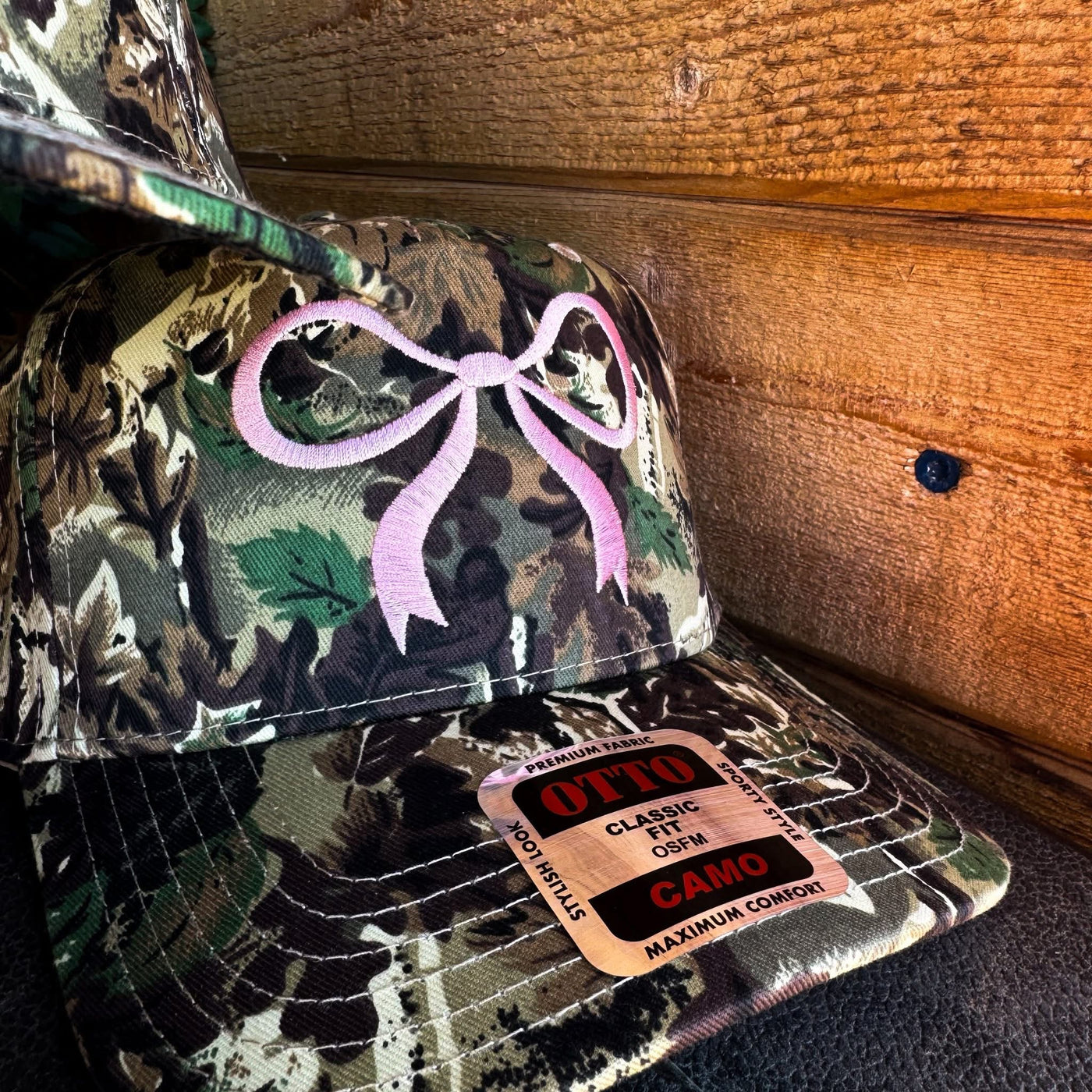 Camo Bow Trucker Hat