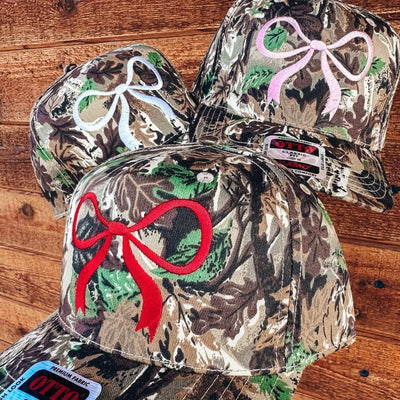 Camo Bow Trucker Hat