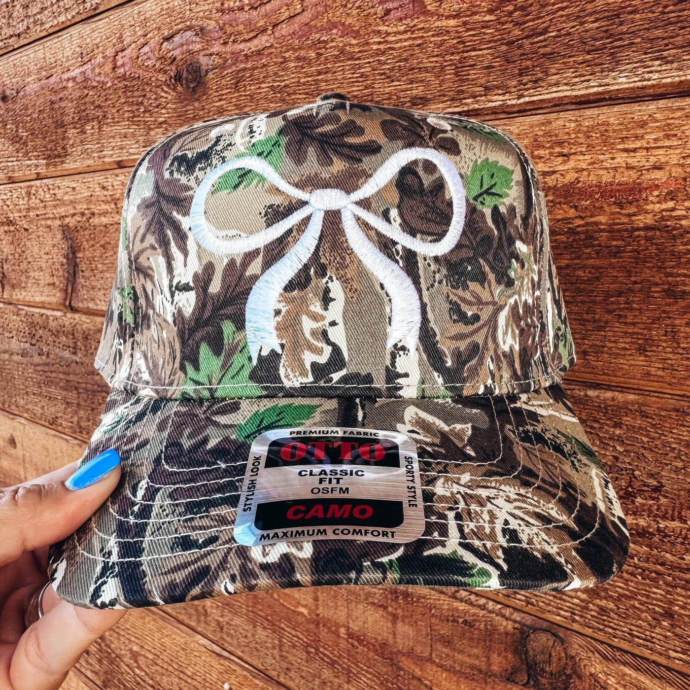 Camo Bow Trucker Hat