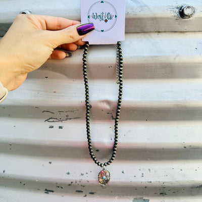 Purely Punchy Beaded Necklace