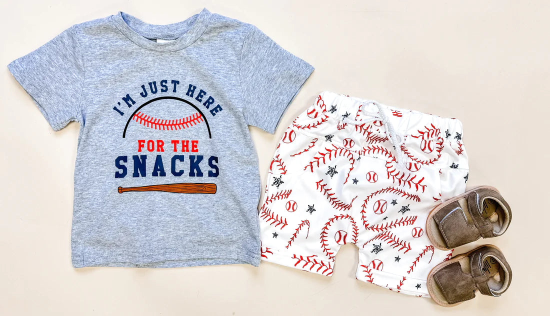 Boy's Baseball Snack Set