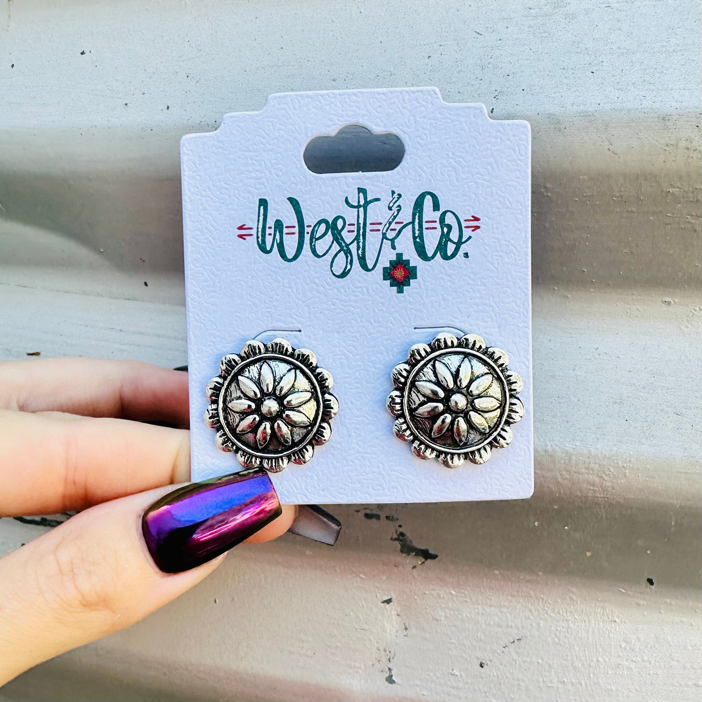 Retro Flower Stud Earring