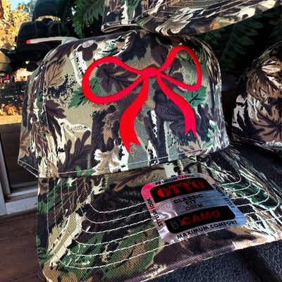 Camo Bow Trucker Hat