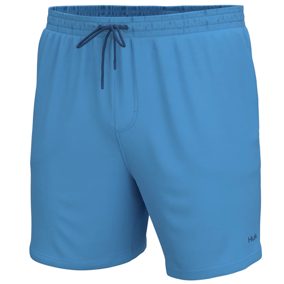Huk Pursuit Azure Blue Volley Swim Shorts