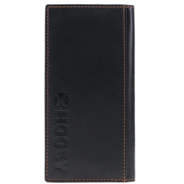 "Hog" Black Leather Rodeo Wallet