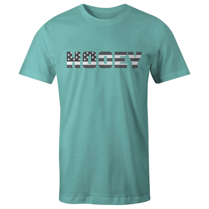 Hooey "Patriot" Turquoise w/Grey/White Flag Logo