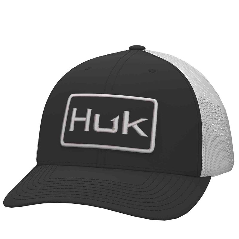 Huk Solid Black Trucker Cap