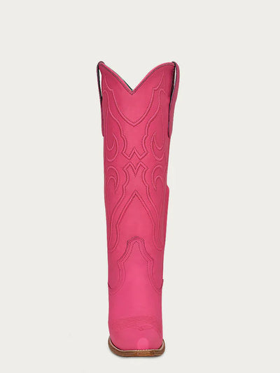 Corral Hot Pink Tall Top Stitch and Inlay Boots