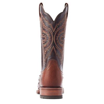 ARIAT Men's Cinnamon Full Quill Ostrich Broncy Western Boot