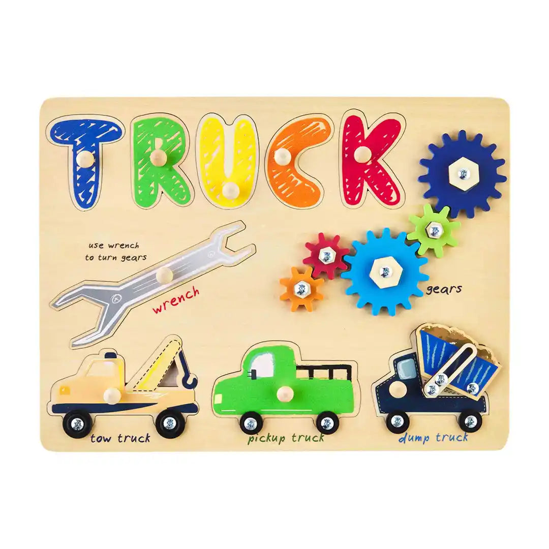 Trucks Busy Board Puzzle