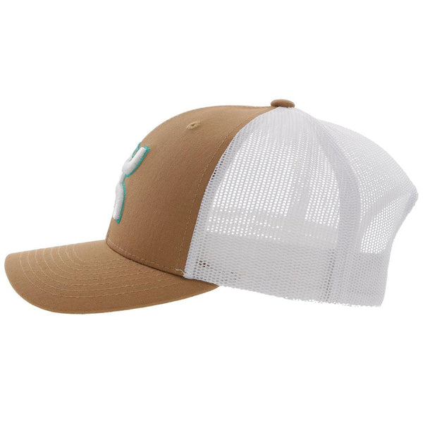 "Sterling" Tan/White Hooey Snapback Hat