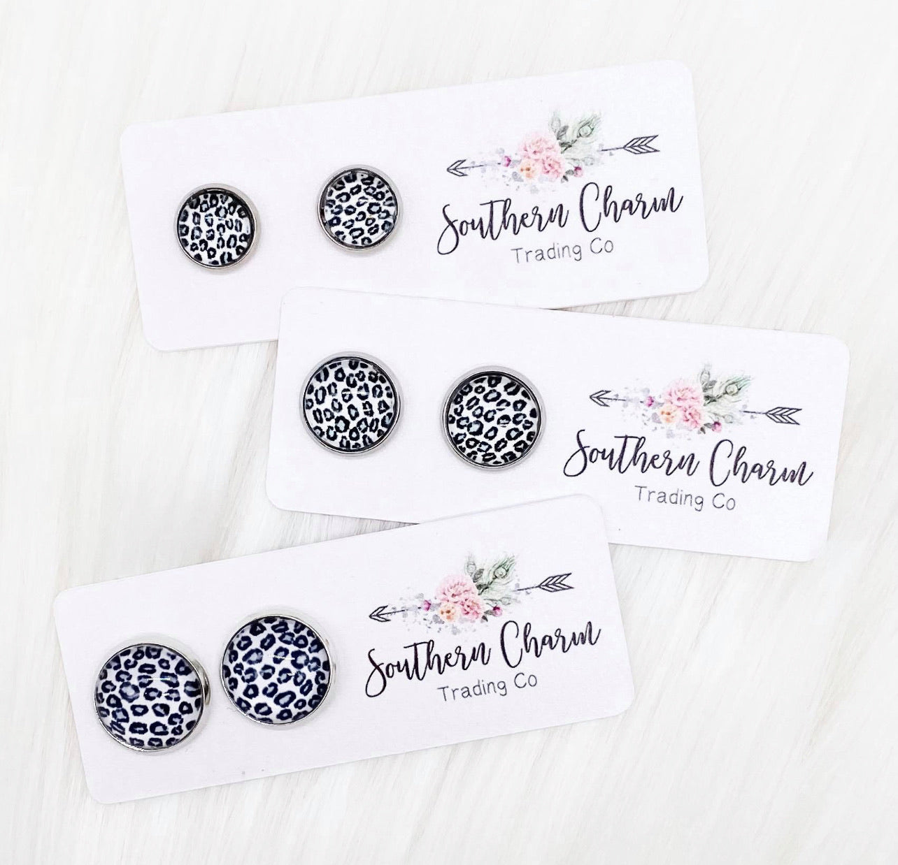 12mm Southern Charm Leopard Singles