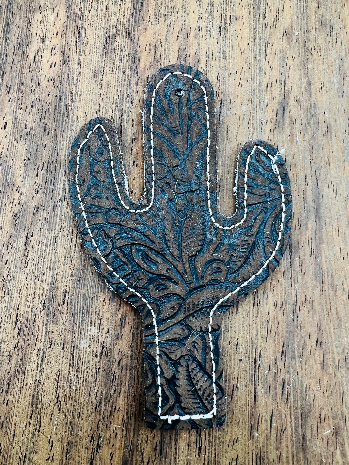Cactus Leather Car Charms